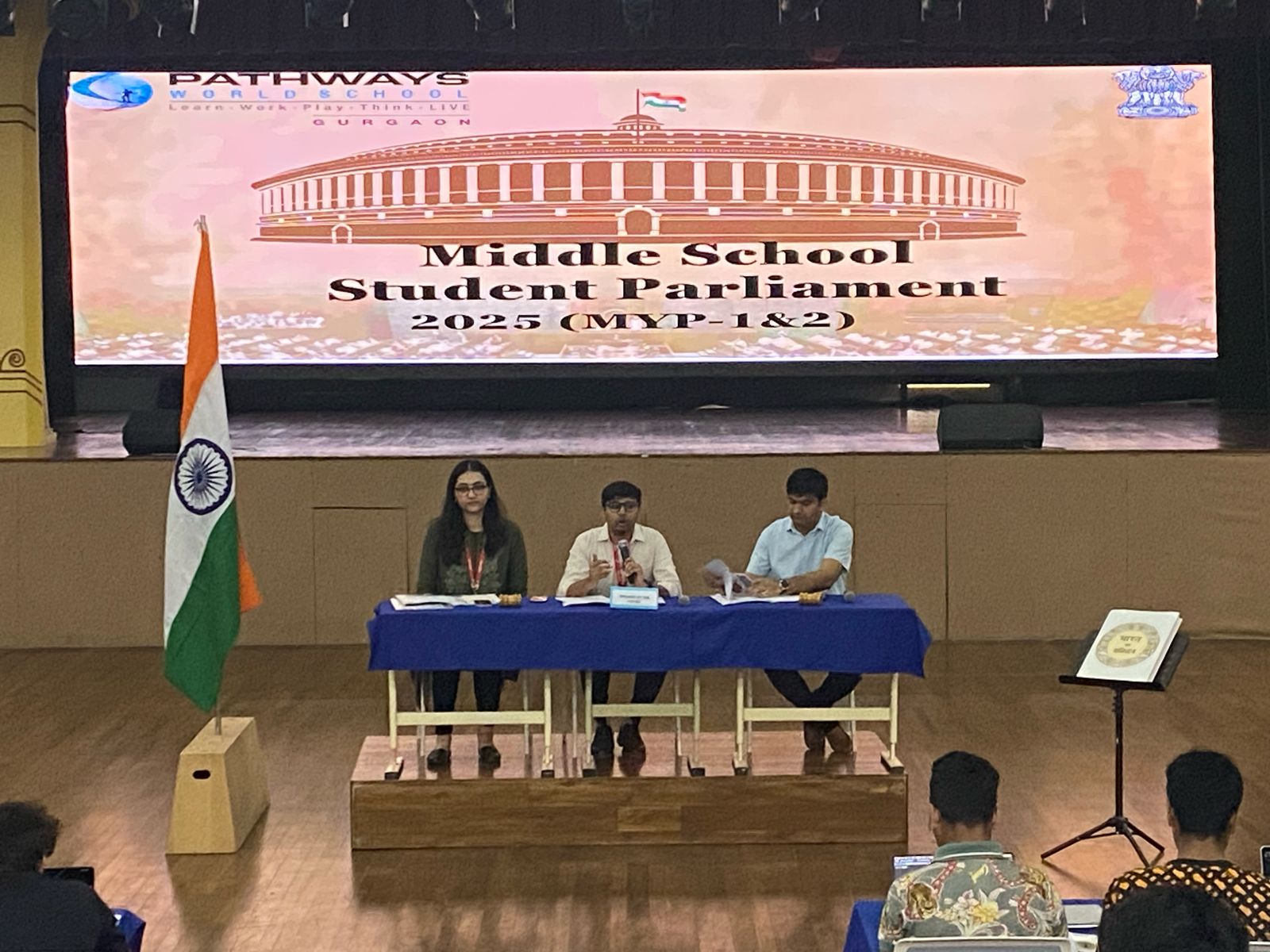 MYP 1 & 2 Shine in Mock Parliament Question Hour with PRS Legislative Research